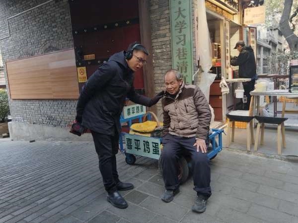 盲人张喜平“上电影”